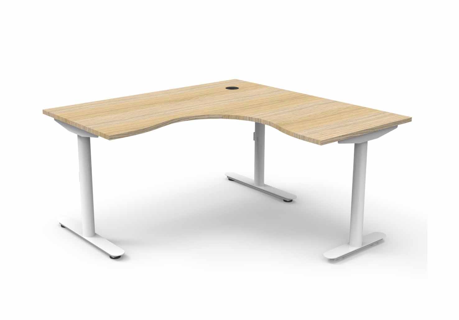 Halo Static Corner Desk 